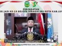Wagub Sulsel Hadiri Peringatan Hari Jadi ke-15 Kota Belopa Luwu secara Virtual