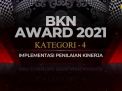 Pemkot Parepare Dapatkan Dua Penghargaan BKN Award 2021