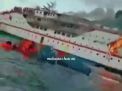Kapal Penumpang Rute Ternate Tujuan Sanana Terbakar di Tengah Laut