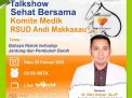 Talkshow Sehat di Tv Peduli, RSUD Andi Makkasau Edukasi Bahaya Rokok Terhadap Jantung dan Pembuluh Darah