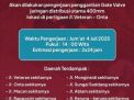 Jumat Besok PDAM Makassar Lakukan Penggantian Gate Valve Jaringan Distribusi Utama di Pertigaan Veteran-Onta