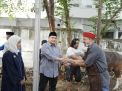 Empat Ekor Hewan Kurban Pemkot Makassar Disembelih, Munafri-Aliyah Bagikan Dagingnya ke Petugas Kebersihan