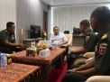 Salim Mengga Terima Audiensi Pejabat Korem 142 Tatag
