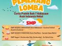 Keren, Kado Hardiknas Siswa SMPN 9 Parepare Gharizah Juara 2 Lomba Cerita Praktik Baik 7 Kebiasaan Anak Indonesia Hebat