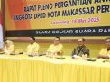 Pimpinan DPRD Makasar Hadiri Rapat Pleno PAW Anggota Dewan Fraksi Golkar