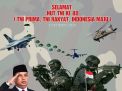 Sekretariat DPRD Makassar Ucapkan Selamat HUT TNI ke-80