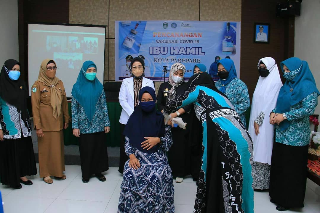 Vaksinasi Khusus Ibu Hamil Mulai Dicanangkan di Parepare