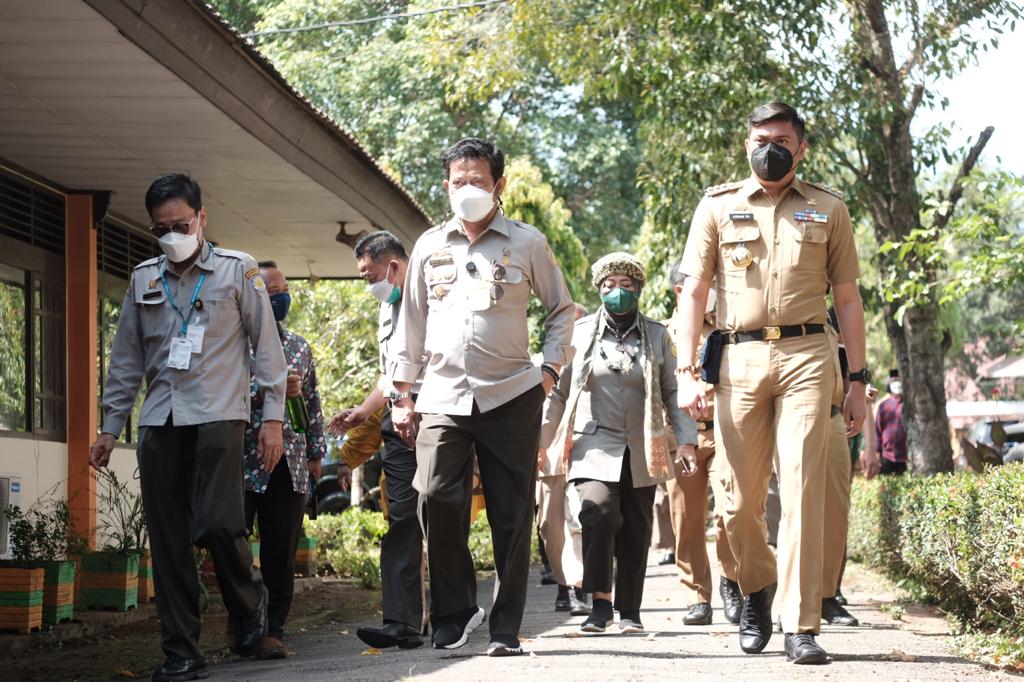 Bupati Gowa Dampingi Menteri Pertanian Buka Sertifikasi Kompetensi THL-TBPP