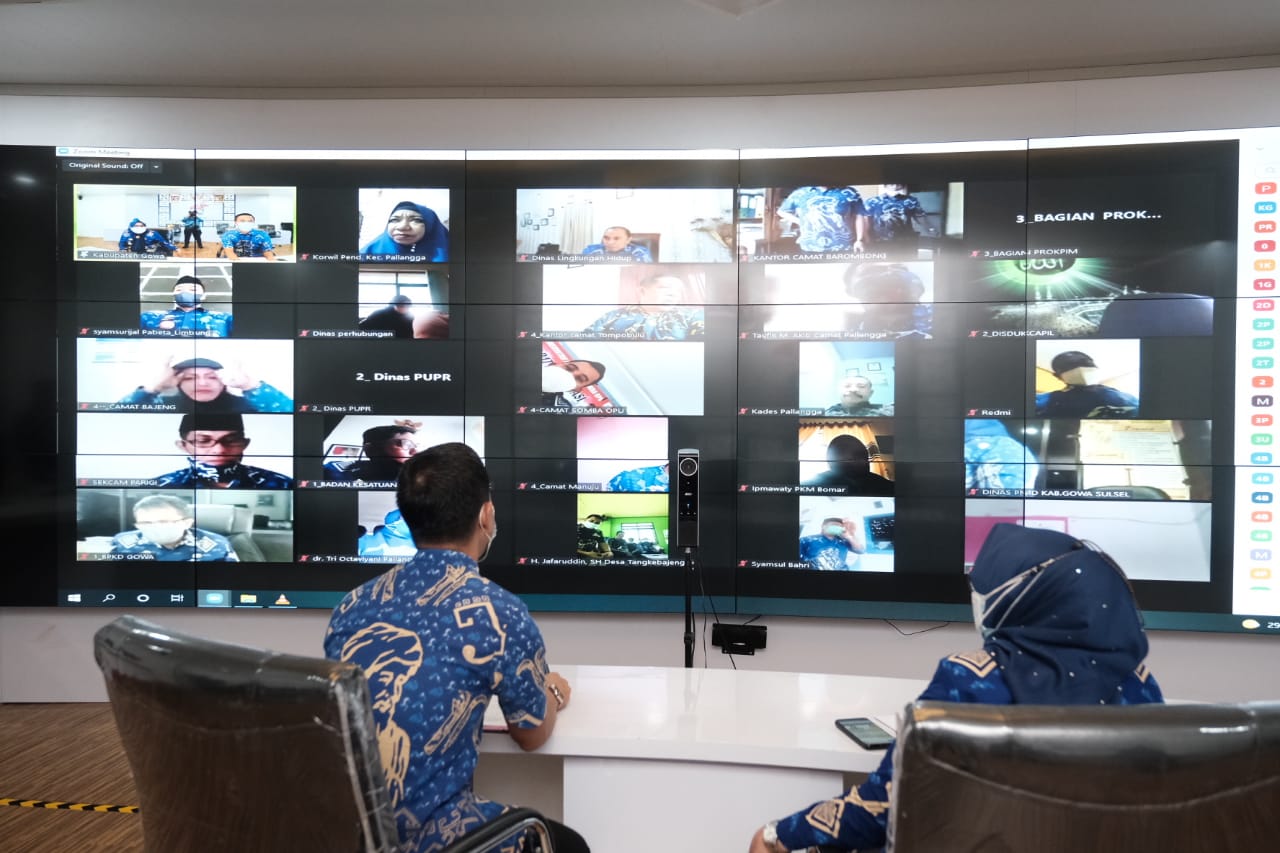 Desa dan Kelurahan di Gowa Wajib Laporkan Status Terkini Sebaran Covid-19