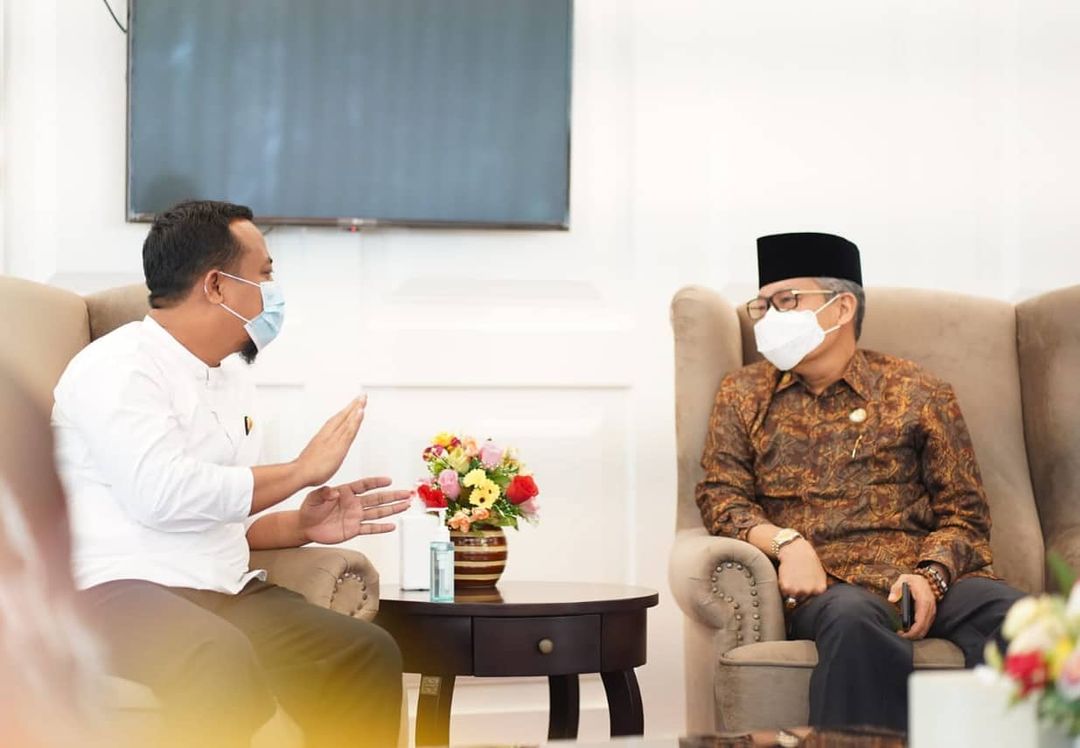 Taufan Pawe Temui Andi Sudirman Bahas Sinergitas Pemkot Parepare dan Pemprov Sulsel