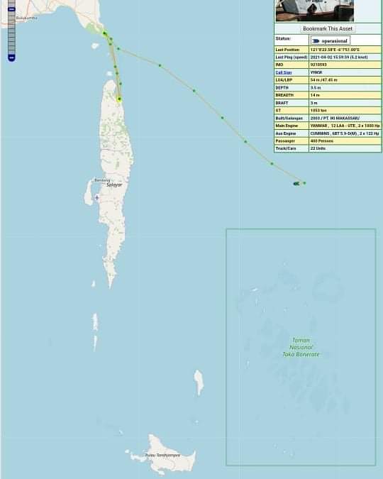 Kapal dari Bira ke Selayar yang Hilang Kontak Ditemukan, Plt Gubernur dan Kapolda Sulsel Terus Pantau Perkembangannya