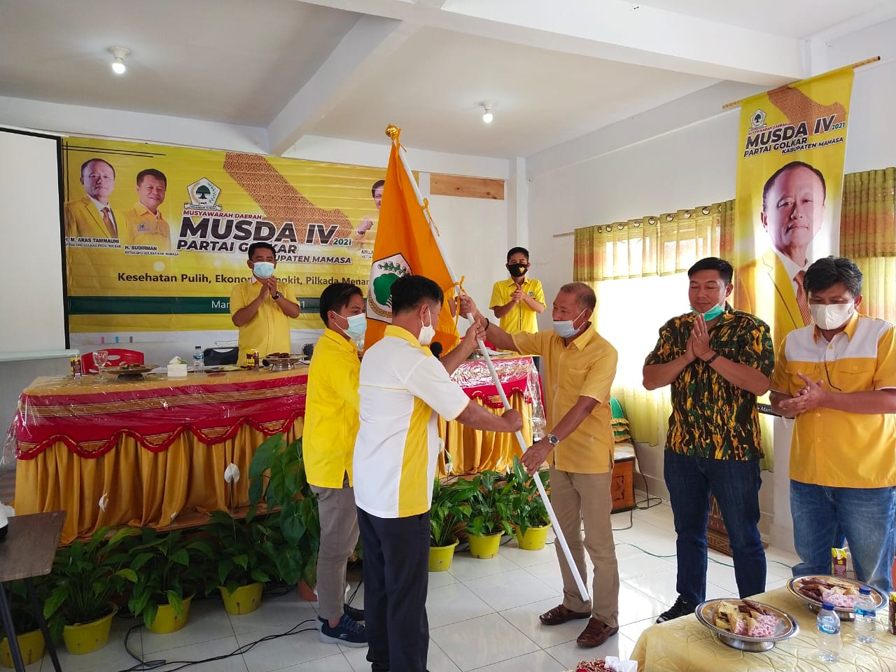 Kembali Pimpin Golkar Mamasa, Sudirman Siap Bertarung di Pilkada