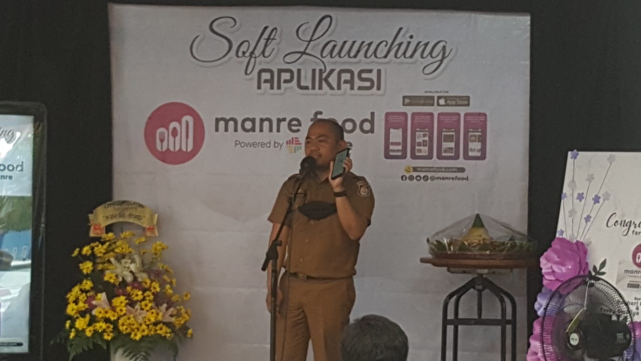 Wali Kota Luncurkan Aplikasi Manre, Buatan Anak Makassar akan Saingi Go Food dan Grab Food