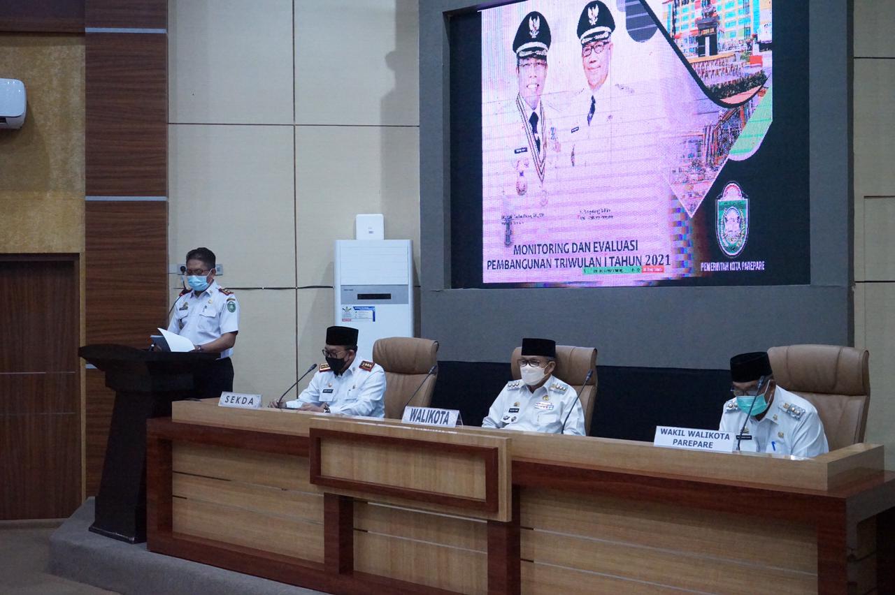 Rapor SKPD Parepare Triwulan I: BKPSDMD Kinerja Tertinggi, PMPTSP Realisasi Keuangan Tertinggi