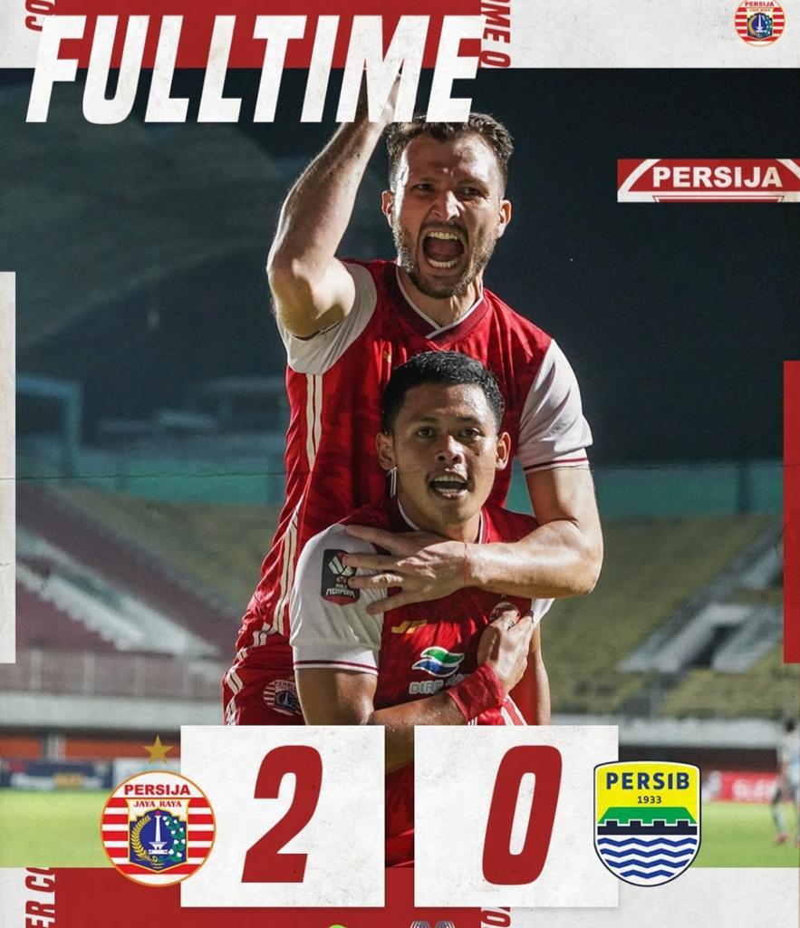 Hasil Final Piala Menpora: Persija Menang 2-0 Atas Persib Di Leg Pertama