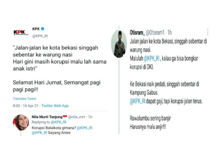 KPK Bikin Pantun di Twitter, Netizen Ramai-ramai Sindir tentang Harun Masiku yang Hilang Misterius