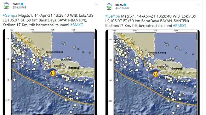 Terjadi Gempa M 5,1 di Banten, BMKG: Hati-hati Gempa Susulan