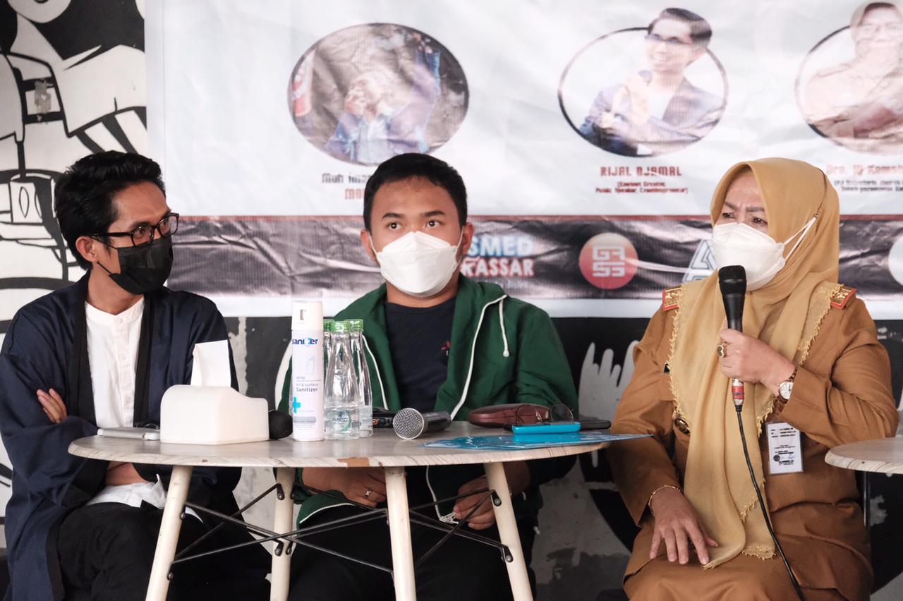 Kamsina Ajak Pemuda Milenial di Gowa Melek Teknologi