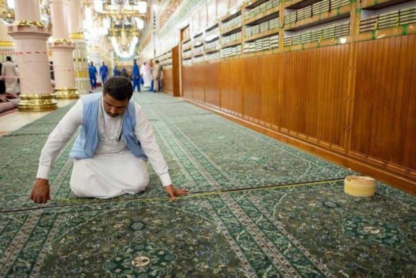 Pemerintah Arab Saudi Tutupi Lantai Kamar Nabi Muhammad dengan Karpet Kualitas Terbaik, Diganti Tiap 10 Hari
