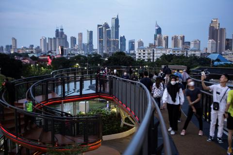 Taman Ria Senayan Bertransformasi Jadi Skywalk Senayan Park, Jadi Tempat yang Istagramable di Jakarta