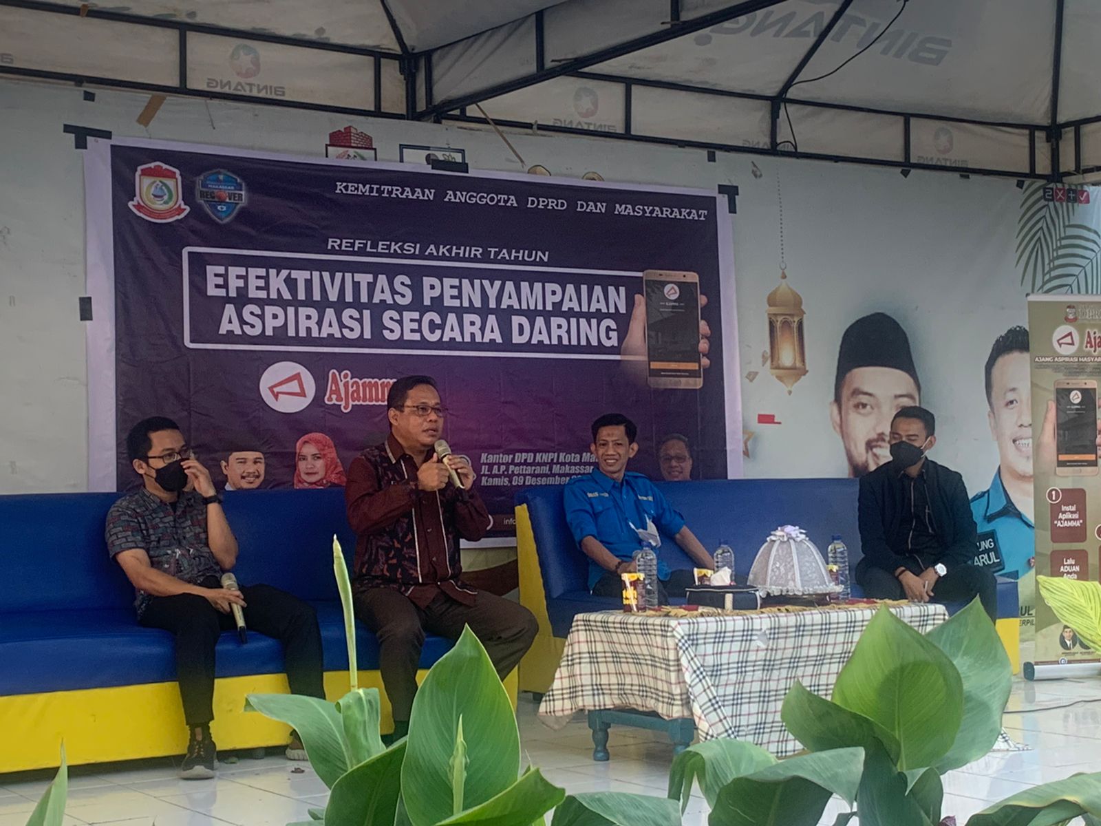 Refleksi Akhir Tahun, DPRD Makassar Sosialisasi Ajamma Libatkan KNPI 