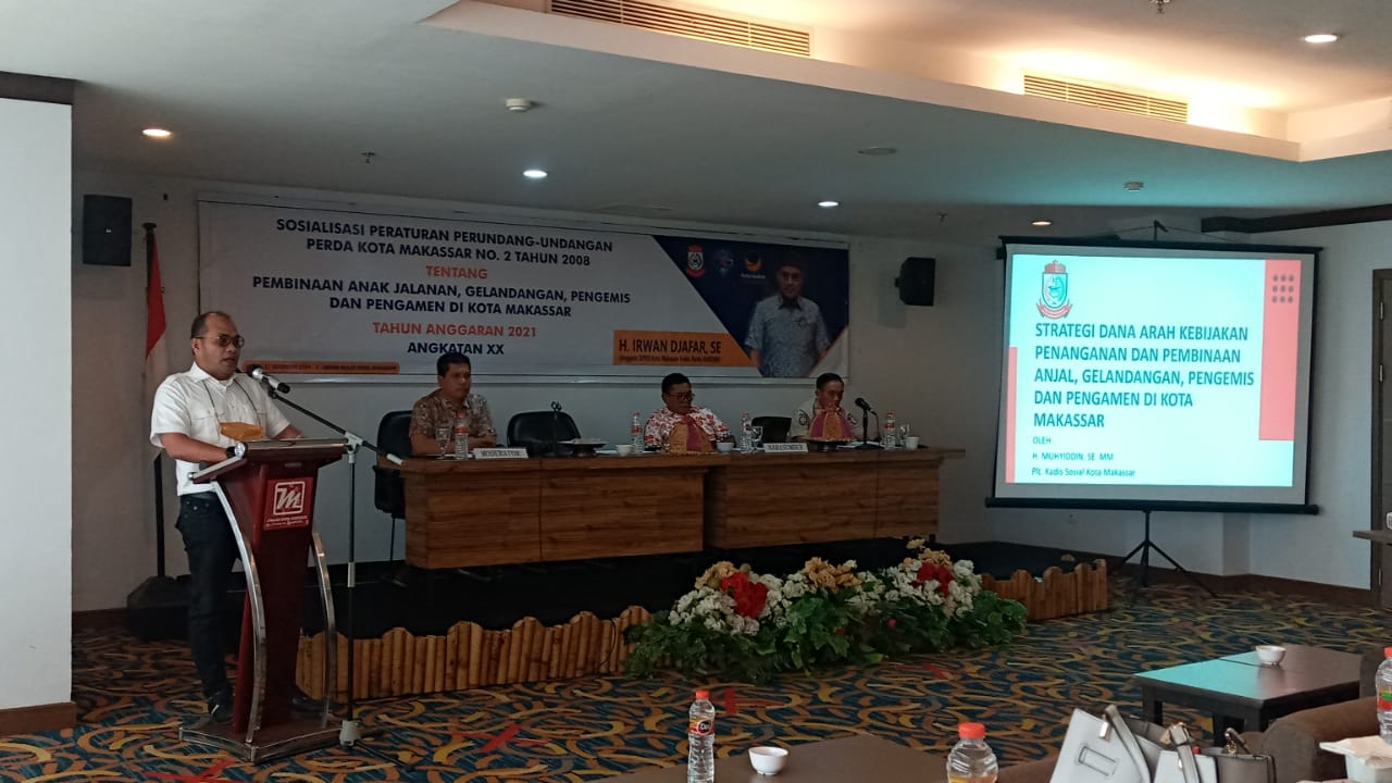 Irwan Djafar Minta Anjal dan Gepeng di Makassar Dibina  