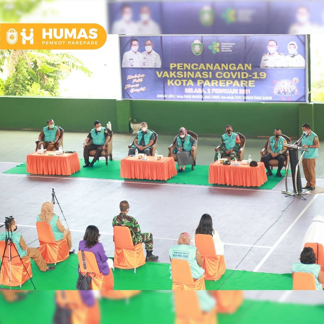 Pemkot Parepare Memulai Vaksinasi Covid-19, Sembilan Lolos Screening dan Empat Tidak