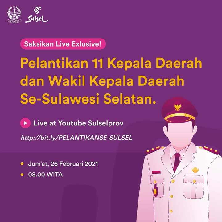 11 Kepala Daerah Telah Ikuti Gladi di Rujab Gubernur, Kadis Kominfo: Pelantikan Bisa Disaksikan secara Daring Karena tak Boleh ada Kerumunan
