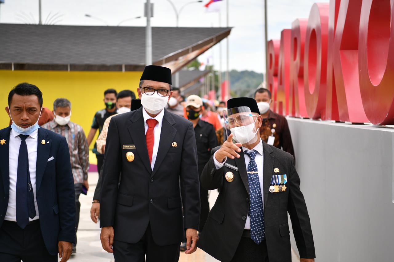 Hadiri HUT Enrekang ke-61, Nurdin Abdullah Takjub Lihat Inovasi Memanfaatkan Bantuan Keuangan Daerah 2020