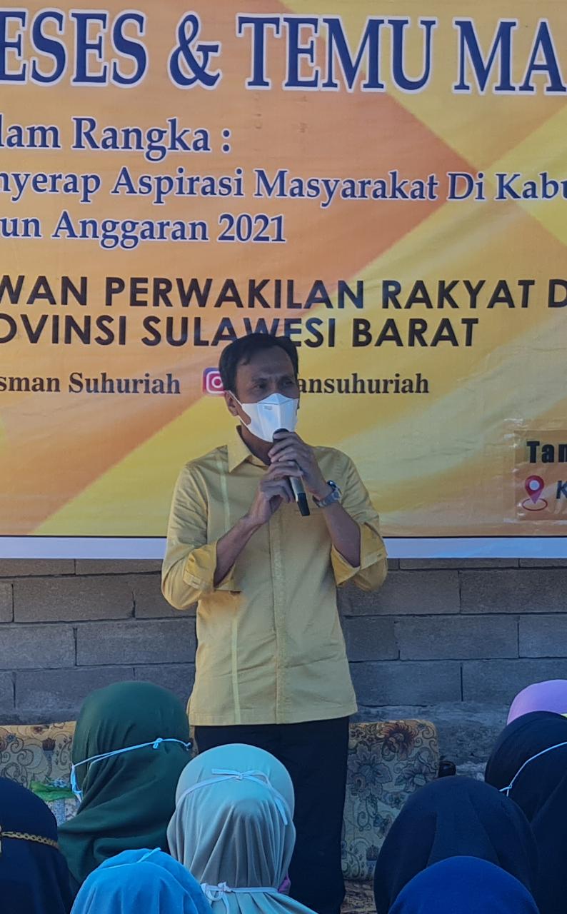 Usman Suhuriah Gelar Reses di Dua Kecamatan di Polman, Warga Aspirasikan Usaha Alternatif
