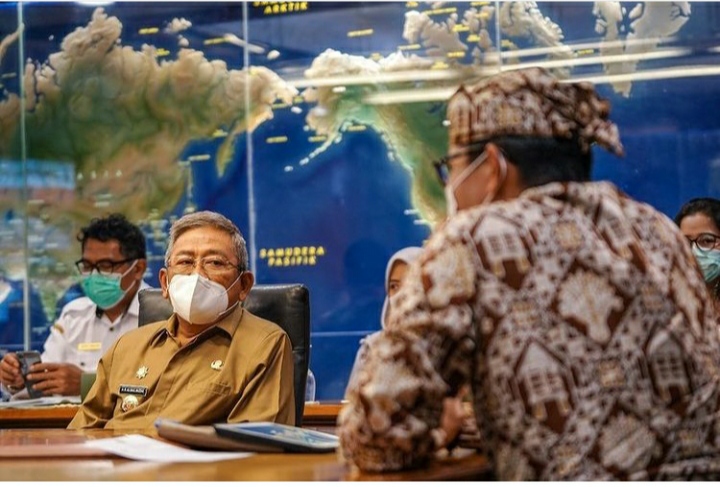 Ali Baal Temui Sandiaga Uno Bahas Pengembangan Pariwisata di Sulbar