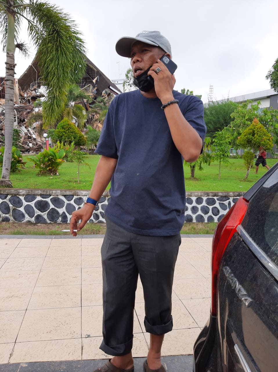 Kabiro Umum Minta Pengamanan Kantor Gubernur Sulbar Tangkap Langsung Orang-orang yang Ingin Menjarah Material Reruntuhan Bangunan