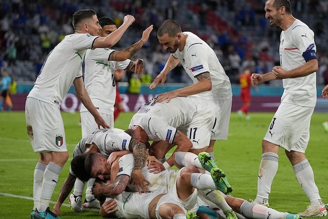 Bertemu Spanyol di Semifinal Euro 2020, Italia Buat Rekor Kemenangan 15 Kali Berturut-turut