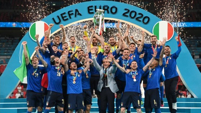 Juara Euro 2020, Italia Bawah Pulang Hadiah Rp548,4 Miliar