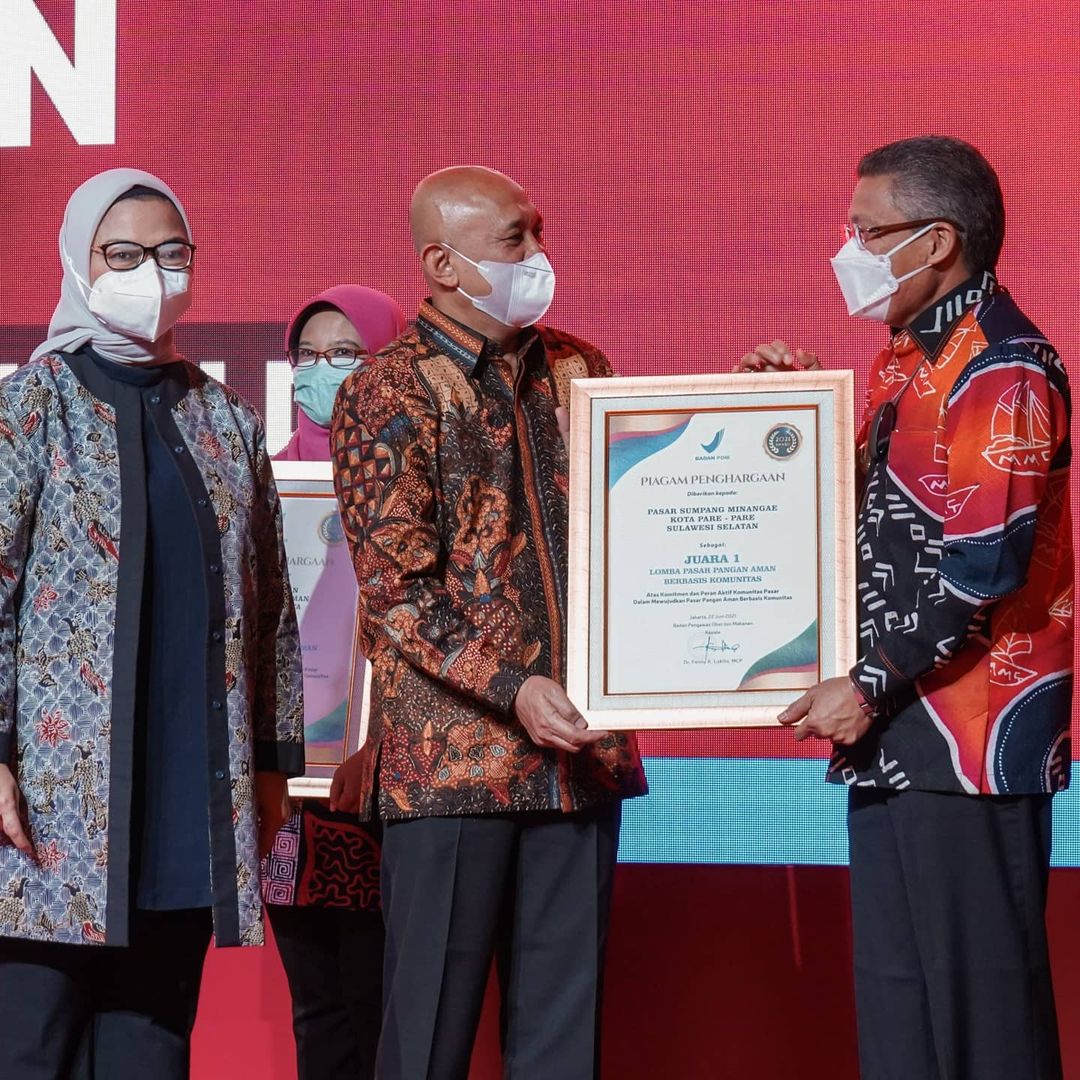 Pasar Sumpang Minangae Parepare Terbaik Nasional Pasar Aman dari Bahan Berbahaya