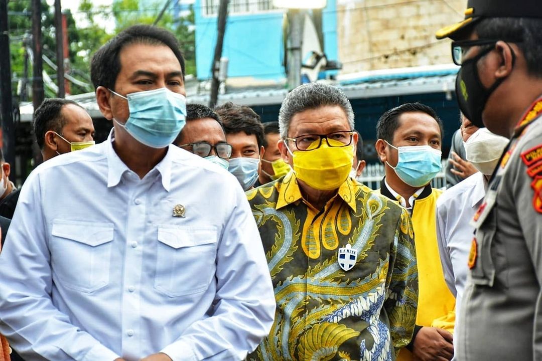 Taufan Pawe Dampingi Wakil Ketua DPR RI dan Kepala BNPT Tinjau Lokasi Bom Bunuh Diri dan Jenguk Korban di Rumah Sakit