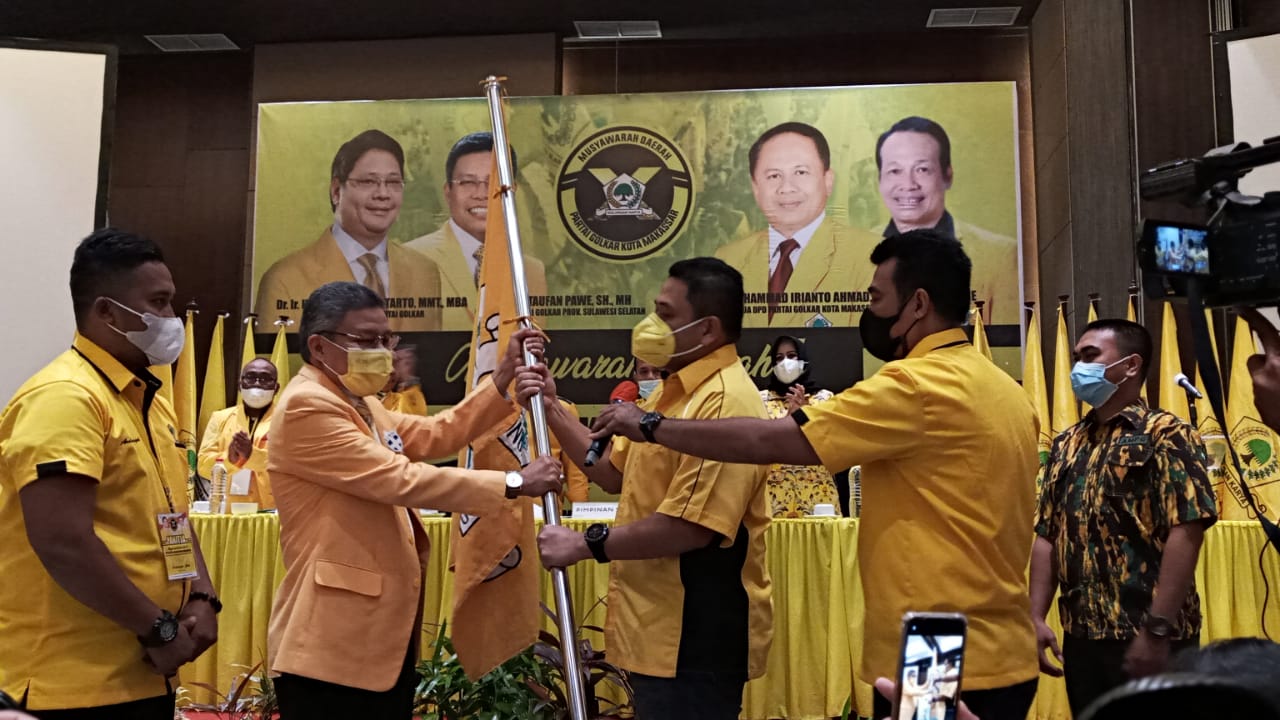 Resmi Terpilih Ketua DPD Golkar Makassar, Munafri Siap Menangkan Golkar di Semua Event Politik