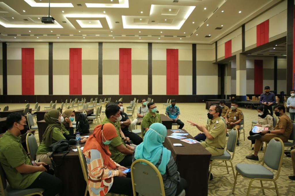 Danny Pomanto Tinjau Lokasi Festival Vaksinasi Makassar