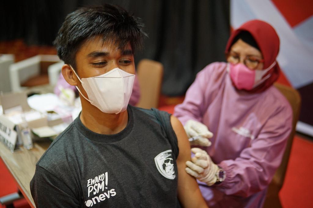 Lakoni Piala Menpora, PSM Makassar Mendapat Jatah Vaksin Covid-19 Tahap Pertama