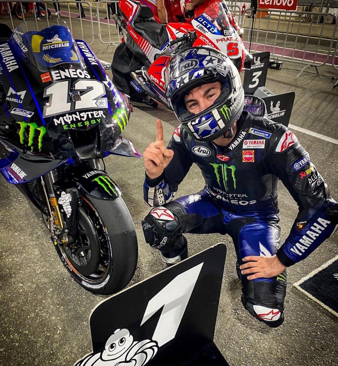 Hasil MotorGP Qatar 2021: Marverick Vinales Raih Podium Utama