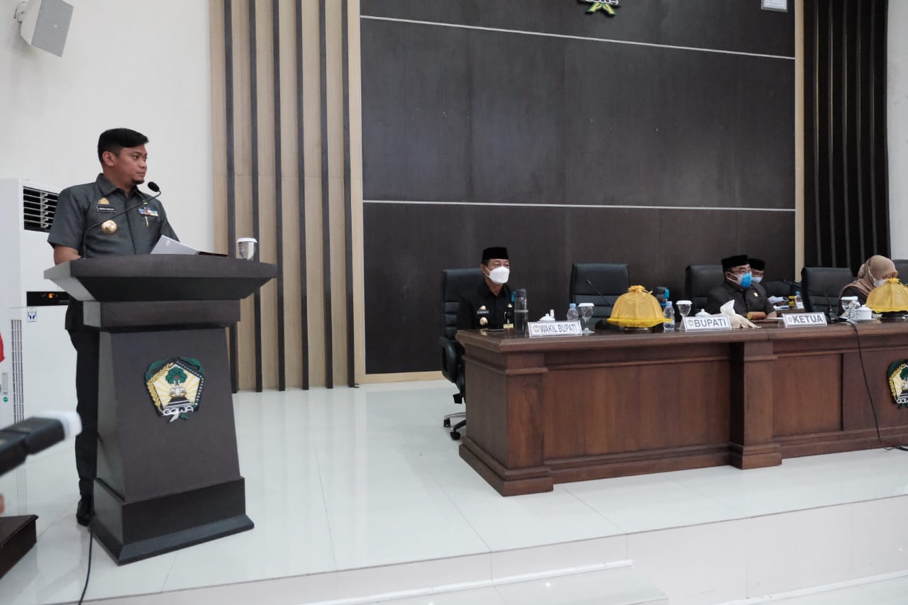 Sampaikan LKPD ke Dewan, Adnan Sebut Pertumbuhan Ekonomi Kabupaten Gowa Positif di Tengah Pandemi Covid-19