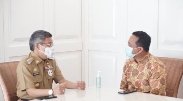 Taufan Pawe Temui Andi Sudirman, Undang Hadiri Puncak HUT Parepare