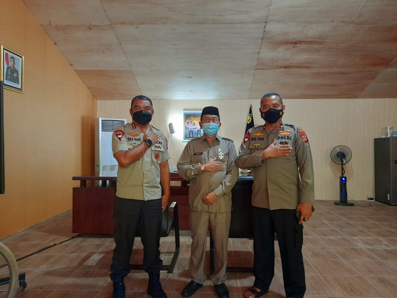 Bangun Sinergitas, Bupati Pasangkayu Temui Kapolda dan Wakapolda Sulbar