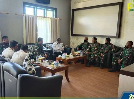 Kunjungi Kodim 1427 Pasangkayu, Yaumil Berharap Bersinergi Memajukan Daerah
