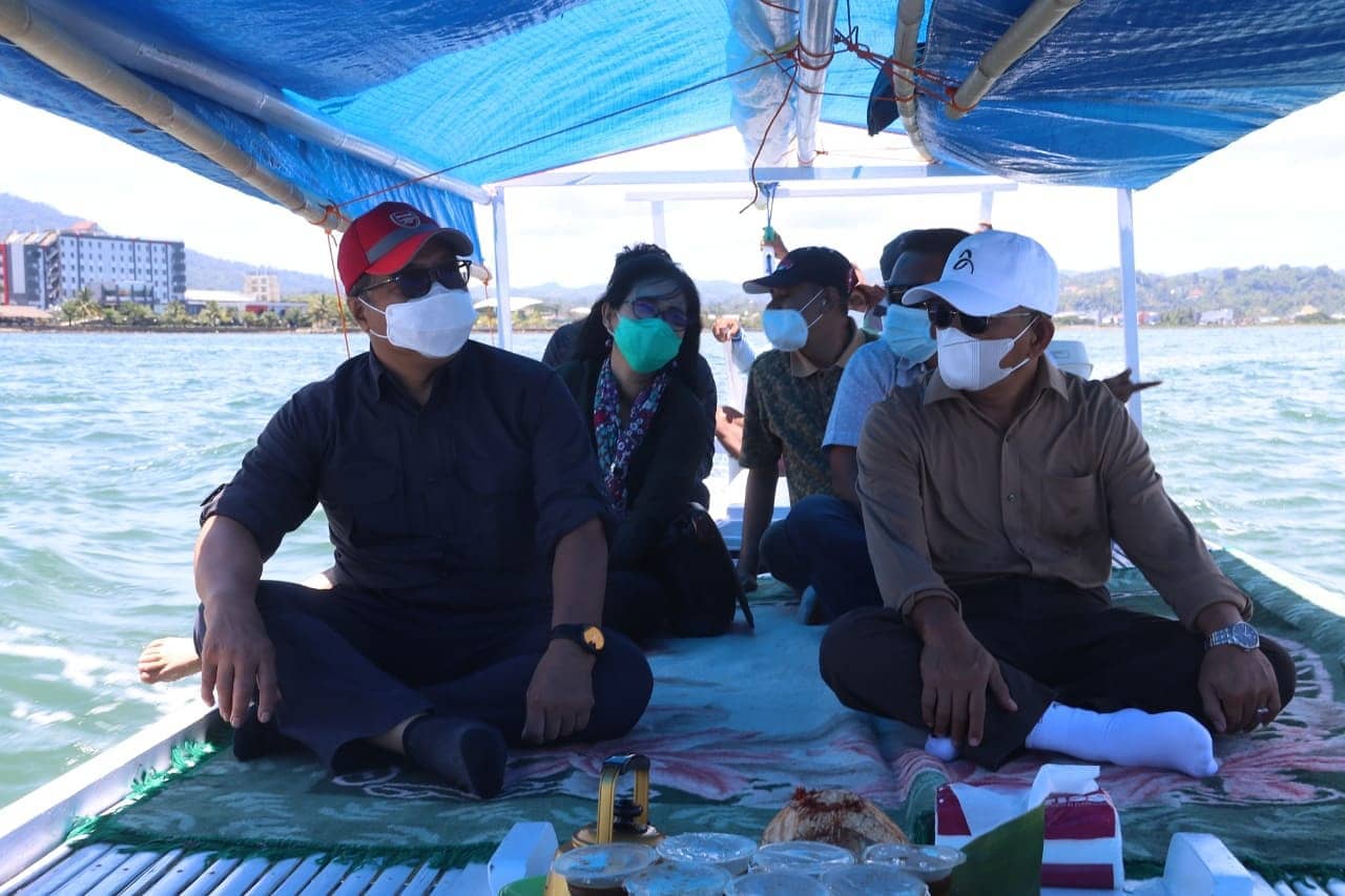 Lauching Pelayaran Perdana Perahu Sandeq Pemprov Sulbar dan Bank Indonesia