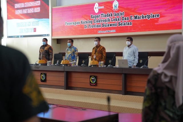 Sulsel jadi Wilayah Percontohan Katalog dan Marketplace Elektronik, Strategi Nasional Pencegahan Korupsi