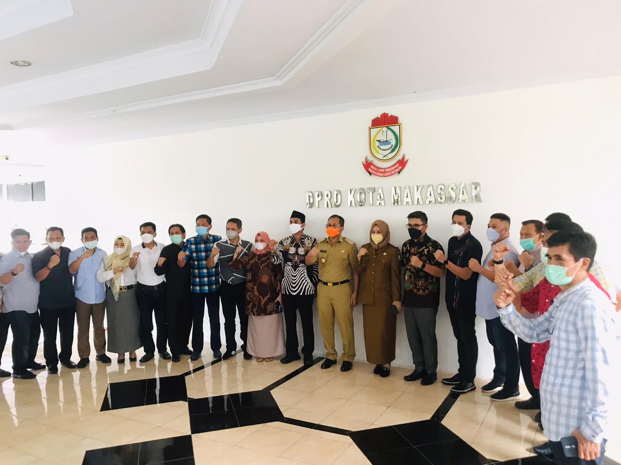 Danny-Fatma Kunjungi  DPRD Makassar, RL: Itu Artinya Paham Pemerintahan