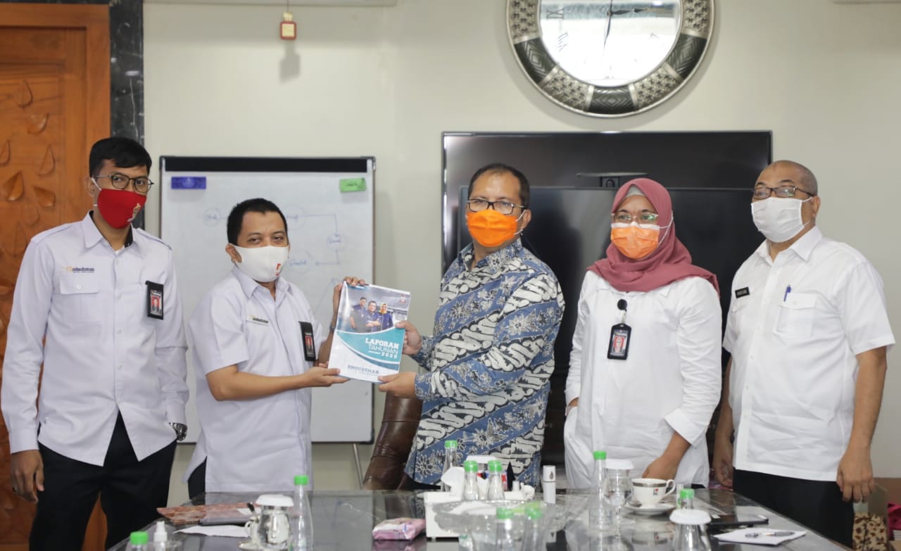 Ombudsman MakassarLaporkan Kinerjanya ke Wali Kota, Danny: Tegakkan Aturan yang Ada