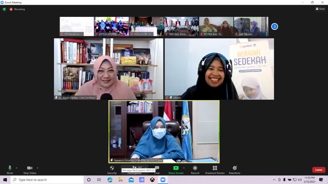 Kajian Virtual PKK Sulsel Bahas Keajaiban Basmallah pada Sel Saraf