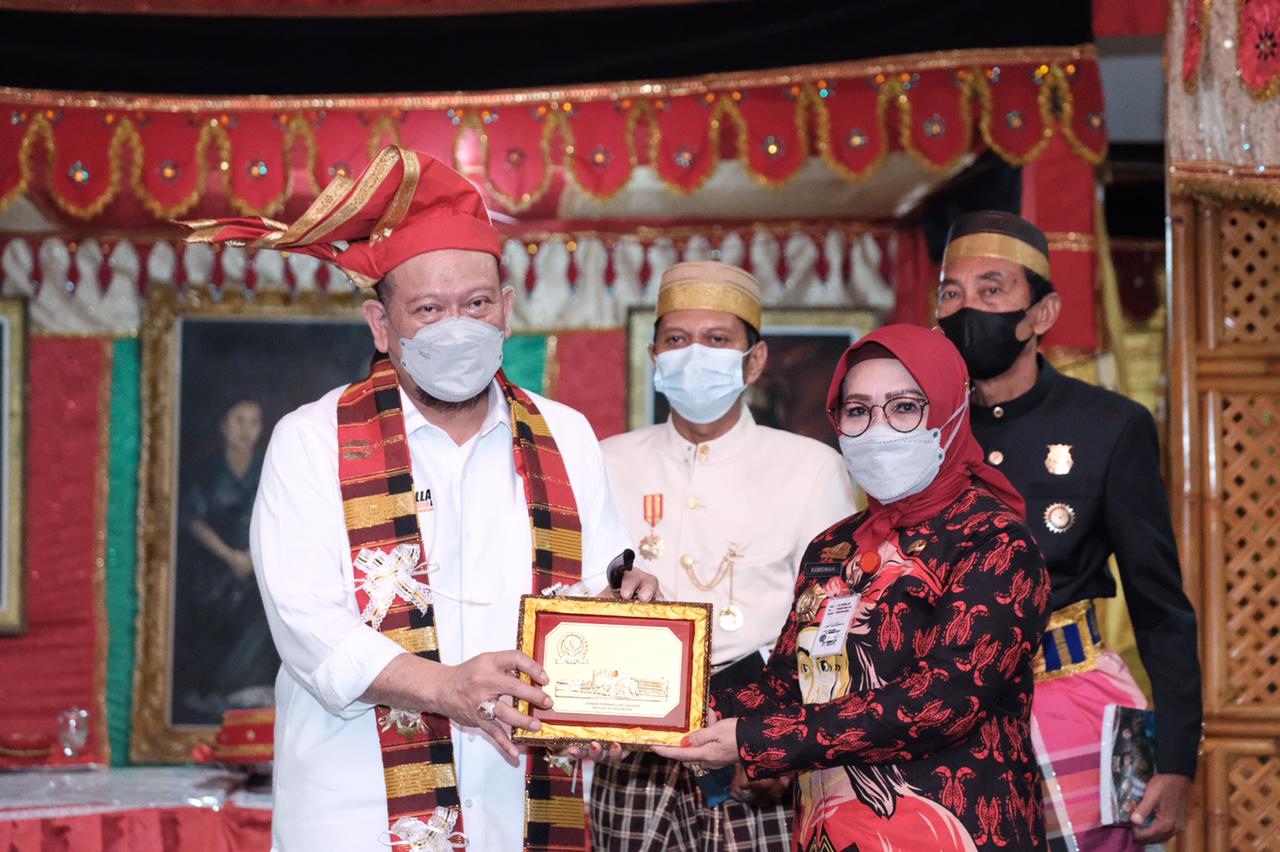 Pj Sekda Gowa Terima Kunjungan Ketua DPD RI La Nyalla Mattalitti